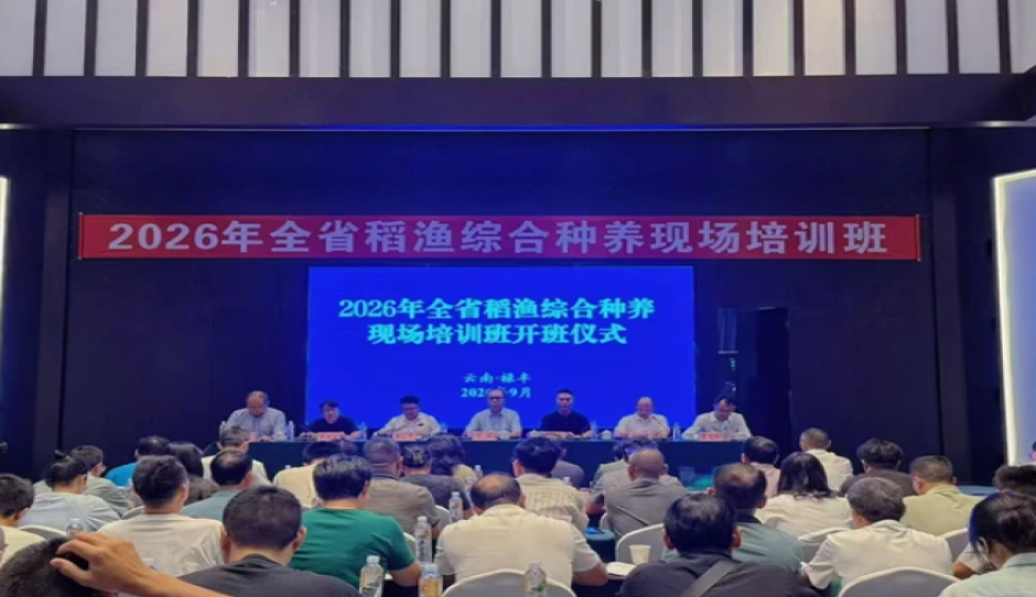 2026年云南省稻渔综合种养现场培训班在楚雄州禄丰市举办
